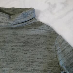 Saturday Sunday Anthropology‎ Women's Small Sweater Green Mock Neck